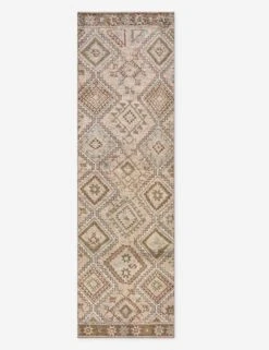Vintage Turkish Hand-Knotted Wool Runner Rug No. 291, 3' X 10'