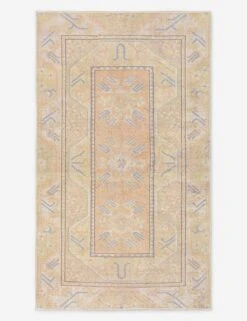 Vintage Turkish Hand-Knotted Wool Rug No. 520, 3' 7" X 6'