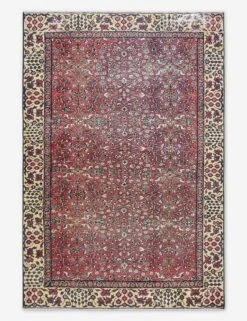 Vintage Turkish Hand-Knotted Wool Rug No. 526, 3' 7" X 5'