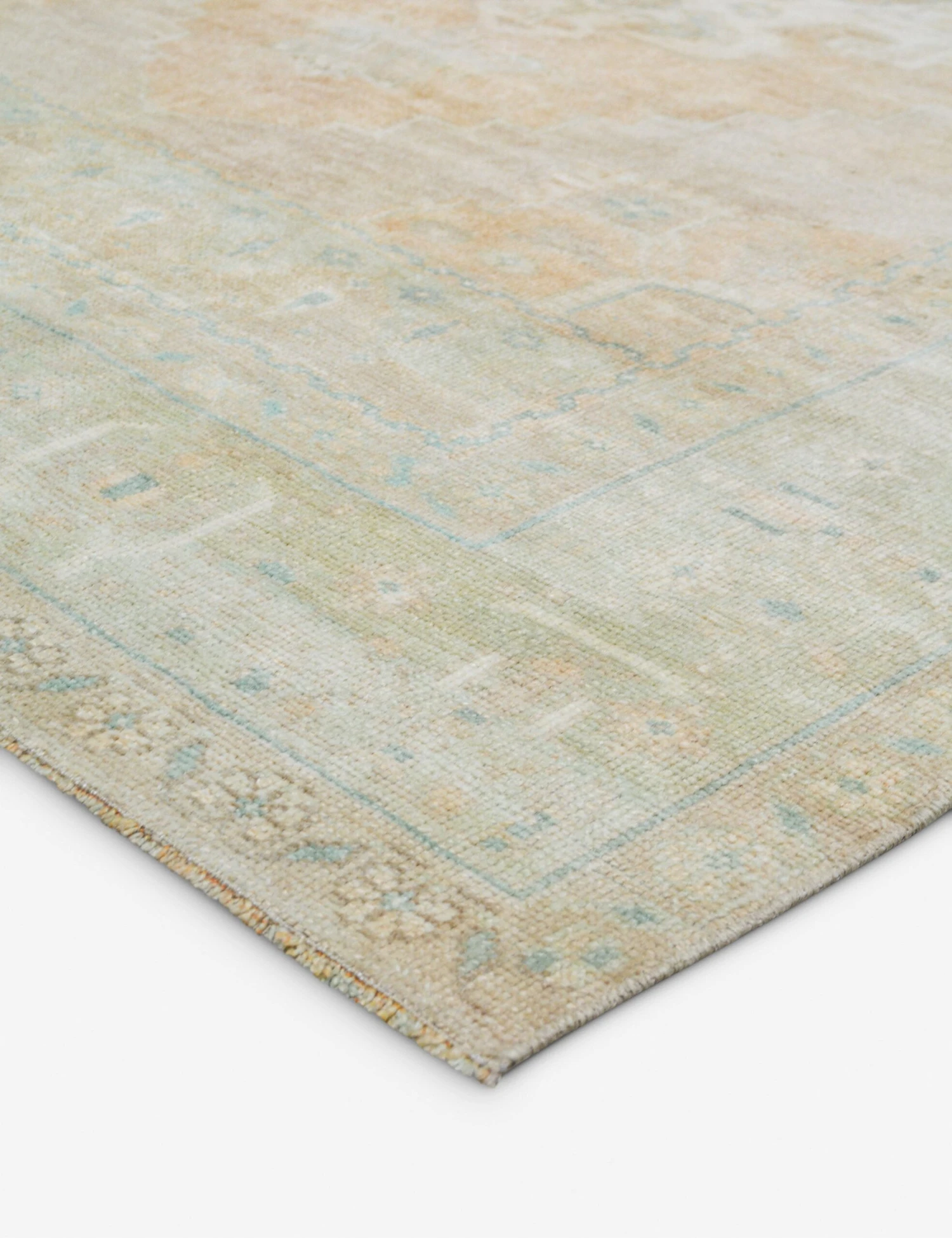 Vintage Turkish Hand-Knotted Wool Rug No. 527, 5' 1" X 8' 2" 4 Vintage Turkish Hand-Knotted Wool Rug No. 527, 5' 1" X 8' 2" - Image 2