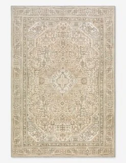 Vintage Turkish Hand-Knotted Wool Rug No. 528, 6' X 9'