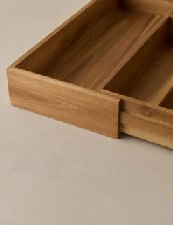 Lenz Expandable Cutlery Tray -Home Decor Sale Lulu and Georgia AcaciaExpandableCutleryTray L0492287 252 Product