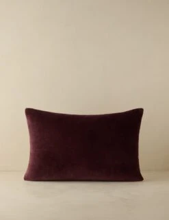 Agnetha Velvet Pillow -Home Decor Sale Lulu and Georgia AgnethaVelvetPillow Boysenberry Lumbar A0661039B 34 Product