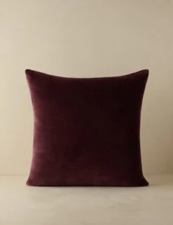 Agnetha Velvet Pillow -Home Decor Sale Lulu and Georgia AgnethaVelvetPillow Boysenberry Square A0661038B 4 Product