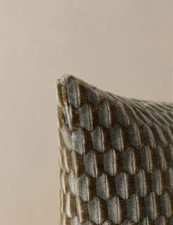 Allegra Velvet Pillow By Scalamandre -Home Decor Sale Lulu and Georgia AllegraVelvetPillow Mineral Square A0661234 878 Product