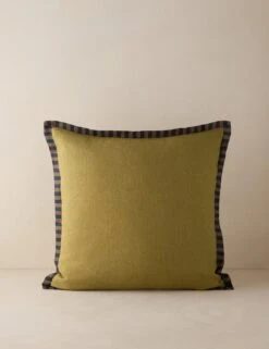 Rajaa Pillow By Sarah Sherman Samuel -Home Decor Sale Lulu and Georgia BandedLinenPillow Avocado Square A0661089B 633 Product1
