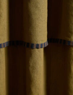 Rajaa Light Filtering Curtain Panel By Sarah Sherman Samuel -Home Decor Sale Lulu and Georgia BandedSheerCurtainPanel Avocado 50 x96 4612 Product