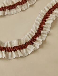 Carlen Linen Satin Garland -Home Decor Sale Lulu and Georgia CarlenLinenSatinGarland Sangria A0661251 701 Product