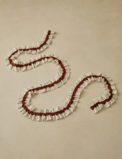 Carlen Linen Satin Garland -Home Decor Sale Lulu and Georgia CarlenLinenSatinGarland Sangria A0661251 704 Product