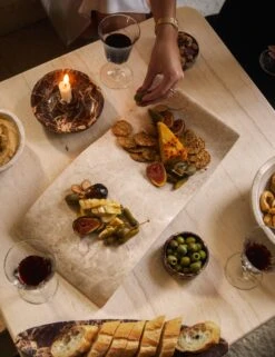 Marble Charcuterie Board By Chloé Crane-Leroux X Anastasio Home 9 Marble Charcuterie Board By Chloé Crane-Leroux X Anastasio Home -Home Decor Sale Lulu and Georgia Chloe Crane Leroux Anastasio Home CopyofGROUP 4044 Site Crop Lifestyle