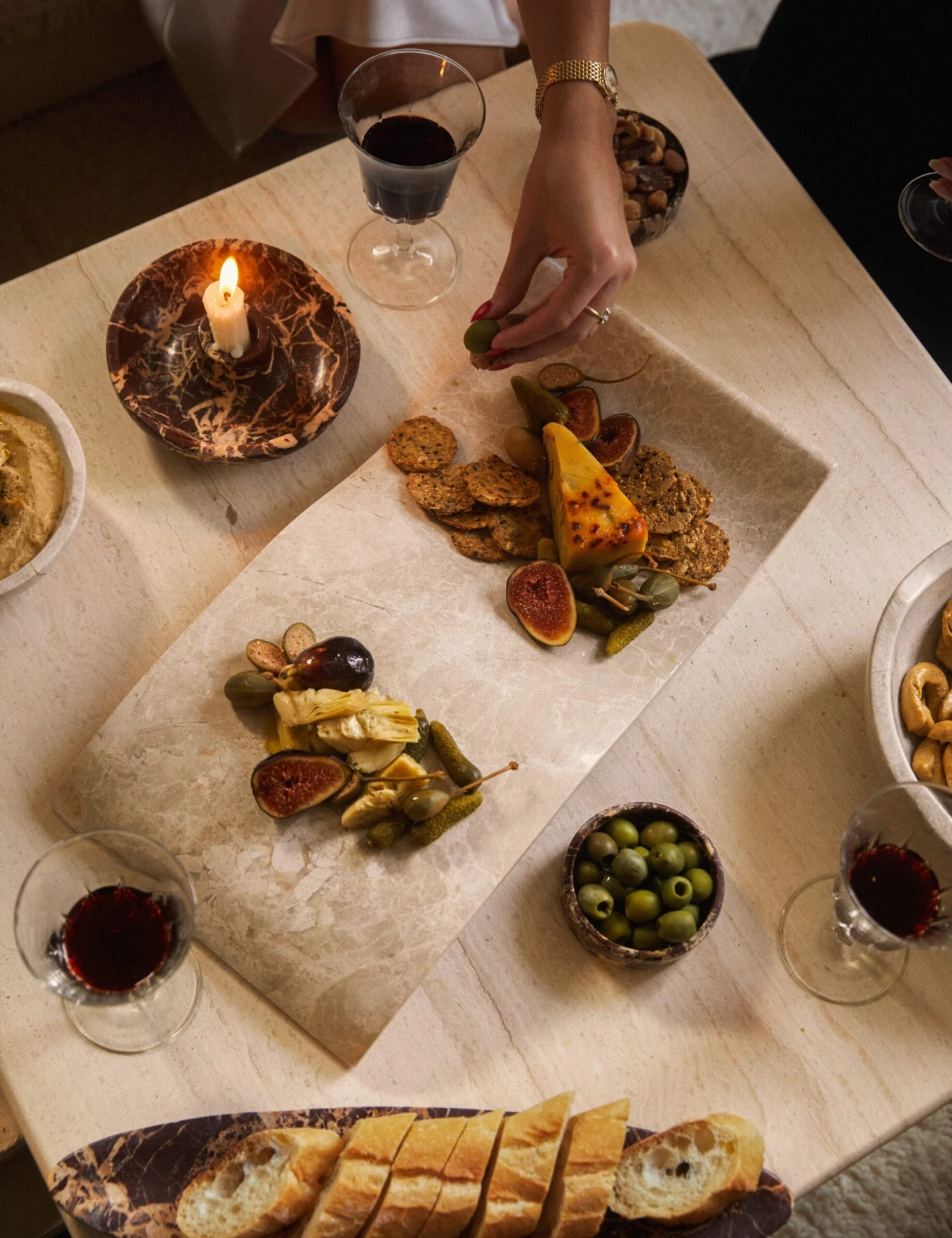 Marble Charcuterie Board By Chloé Crane-Leroux X Anastasio Home 5 Marble Charcuterie Board By Chloé Crane-Leroux X Anastasio Home - Image 3