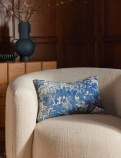 Ridge Edge Pillow By Scalamandre -Home Decor Sale Lulu and Georgia ConsoleVignette 138 Lifestyle