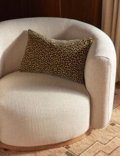 Panthera Velvet Lumbar Pillow By Scalamandre -Home Decor Sale Lulu and Georgia ConsoleVignette 154 Lifestyle