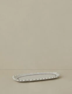 Scalloped Serving Dish By Stephanie Dawn Matthias -Home Decor Sale Lulu and Georgia CroissantServingDishbyStephanieDawnMatthias Cream A0659709 0534 product