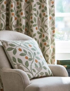 Damson Tree Cotton Fabric By Sanderson