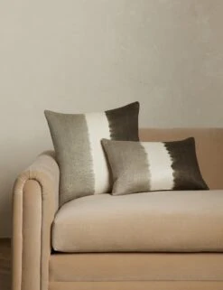 Event Horizon Silk Pillow By James Perkins -Home Decor Sale Lulu and Georgia EventHorizonPillowSiblingShot DarkMoss 169 Product 1