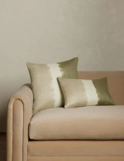 Event Horizon Silk Pillow By James Perkins -Home Decor Sale Lulu and Georgia EventHorizonPillowSiblingShot Mudstone 166 Product 1