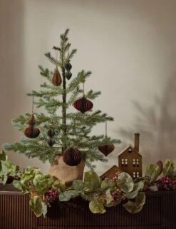 Revel Paper Ornaments (set Of 3) 28 Revel Paper Ornaments (set Of 3) -Home Decor Sale Lulu and Georgia FauxSpruceTreeinBurlapSack Green Natural A0658543 585 Lifestyle 6b4927d8 db47 46ad 8c32 4df6d2bfc772 1