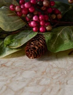 Faux Zanzibar Leaf With Pinecones & Berries Garland -Home Decor Sale Lulu and Georgia FauxZanzibarLeafGarlandwPinecones Berries MultiColor A0658544 115 Product
