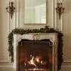 Fresh Handmade Seeded Eucalyptus Garland -Home Decor Sale Lulu and Georgia FireScreen 1935 LIFESTYLE Site Crop Lifestyle