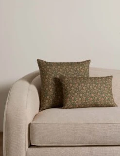 Fransen Linen Cotton Pillow -Home Decor Sale Lulu and Georgia FransenCottonLinenPillowCoverSiblingShot Clover Flamingo 1051 Product