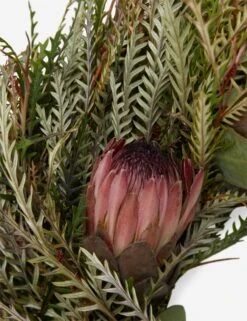 Fresh Handmade Grevillea And Pink Ice Protea Wreath -Home Decor Sale Lulu and Georgia FreshHandmadeGrevilleaandPinkIceProteaWreath 20 L0473578 022 Product