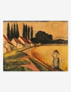 Bäuerin Mit Kind (Farmer's Wife With Child) Print By Anita Rée