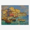 Harbor In Naples Print By Konstantin Gorbatov -Home Decor Sale Lulu and Georgia GCFAHarborinNaplesbyKonstantinGorbatov Product