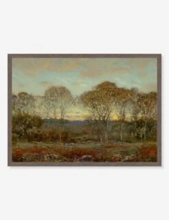 Sunset Print By Dwight William Tryon -Home Decor Sale Lulu and Georgia GCFASunset 1916 MochaFrame Product