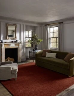 Greenwich Hand-Loomed Wool-Blend Rug By Jeremiah Brent X Loloi -Home Decor Sale Lulu and Georgia GRENGRN 01ME00 10 Product