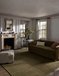 Greenwich Hand-Loomed Wool-Blend Rug By Jeremiah Brent X Loloi -Home Decor Sale Lulu and Georgia GRENGRN 01SG00 10 Product