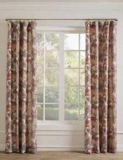 Garden Walk Linen Curtain Panel By Sarah Sherman Samuel -Home Decor Sale Lulu and Georgia GardenWalkLinenCurtainPanel Blush 50 x96 4556 Product