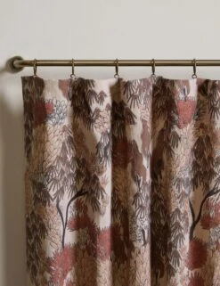 Garden Walk Linen Curtain Panel By Sarah Sherman Samuel -Home Decor Sale Lulu and Georgia GardenWalkLinenCurtainPanel Blush 50 x96 4576 Product