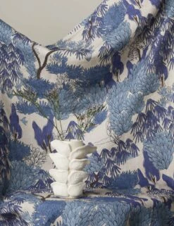 Garden Walk Linen Fabric By Sarah Sherman Samuel -Home Decor Sale Lulu and Georgia GardenWalkLinenFabric Blue L0490248 0667 Product