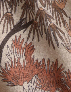 Garden Walk Linen Fabric By Sarah Sherman Samuel -Home Decor Sale Lulu and Georgia GardenWalkLinenFabric Blush L0490247 0670 Detail Product