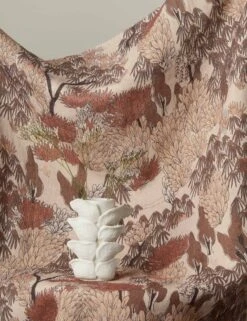 Garden Walk Linen Fabric By Sarah Sherman Samuel -Home Decor Sale Lulu and Georgia GardenWalkLinenFabric Blush L0490247 0715 Product