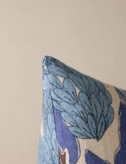 Garden Walk Linen Pillow By Sarah Sherman Samuel -Home Decor Sale Lulu and Georgia GardenWalkLinenPillow Blue Square24 A0661076B 620 Product