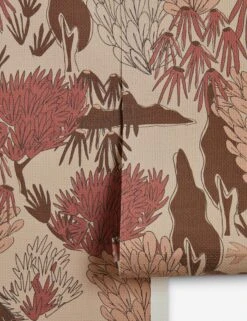 Garden Walk Paperweave Wallpaper By Sarah Sherman Samuel -Home Decor Sale Lulu and Georgia GardenWalkWallpaperbySarahShermanSamuel PaperWeave Blush A0661513 917 Product