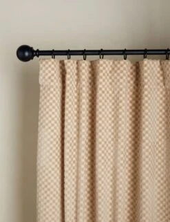 Hi-Lo Checker Velvet Curtain Panel By SarahSherman Samuel -Home Decor Sale Lulu and Georgia Hi LoCheckerVelvetCurtainPanelbySarahShermanSamuel Natural L0476512 97 Product