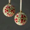 Joelle Handpainted Ornaments (Set Of 2) -Home Decor Sale Lulu and Georgia JoelleOrnament Setof2 Cherries A0659424 193 Product