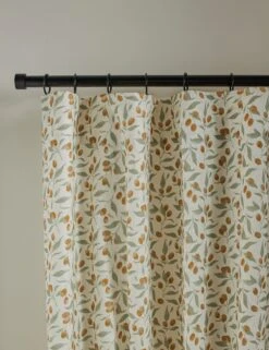 Kumquats Linen Curtain Panel By Rylee + Cru -Home Decor Sale Lulu and Georgia Kumquats Wallpaper Natural A0658150 881 Product
