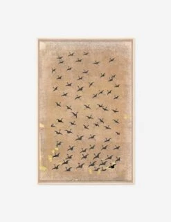 Crane Stencil 2 Wall Art By ZBC House -Home Decor Sale Lulu and Georgia LG Crane Stencil 2 40x60 b F product 1