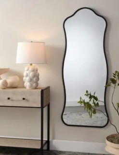 Everin Floor Mirror -Home Decor Sale Lulu and Georgia LS6AURORFMBK 1 Product