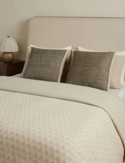 Laba Linen Silk Box Pillow By DISC Interiors -Home Decor Sale Lulu and Georgia LabaBoxPillowbyDISCInteriors Black A0658644B 1686 Lifestyle