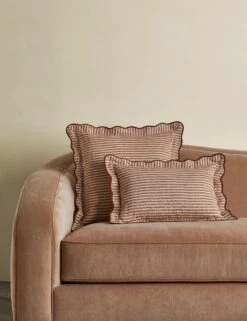 Lanie Linen Pillow By Sarah Sherman Samuel -Home Decor Sale Lulu and Georgia LanieLinenPillowbySarahShermanSamuelGrousphot Russet 0663 product