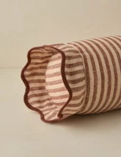 Lanie Linen Bolster Pillow By Sarah Sherman Samuel -Home Decor Sale Lulu and Georgia LanieLinenPillowbySarahShermanSamuel Russet Bolster A0659384 441 Product