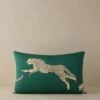 Leaping Cheetah Pillow By Scalamandre 1 Leaping Cheetah Pillow By Scalamandre -Home Decor Sale Lulu and Georgia LeapingCheetahPillowbyScalamandre Evergreen Lumbar L0485487 675 Product