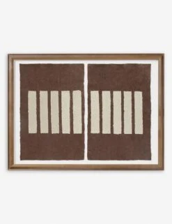 Deimos Diptych Wall Art By Visual Contrast -Home Decor Sale Lulu and Georgia LineDarkBrownDiptych Product