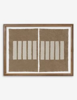 Deimos Diptych Wall Art By Visual Contrast -Home Decor Sale Lulu and Georgia LineTaupeDiptych Product