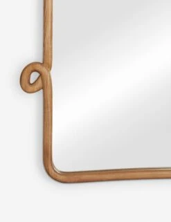 Looped Wood Mantel Mirror By Sarah Sherman Samuel -Home Decor Sale Lulu and Georgia LoopedWoodMirrorbySSS Mantel A0661356 0442 Product